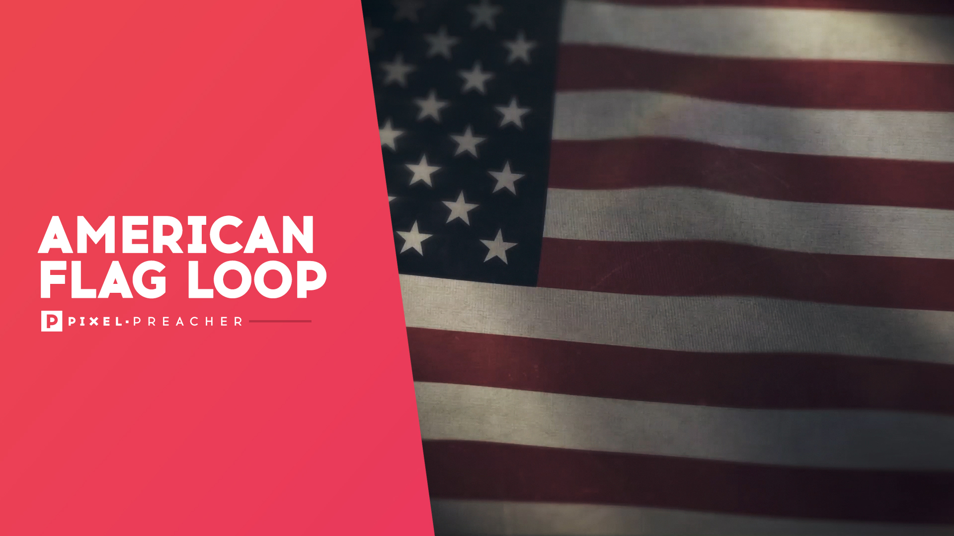 American Flag Seamless Loop