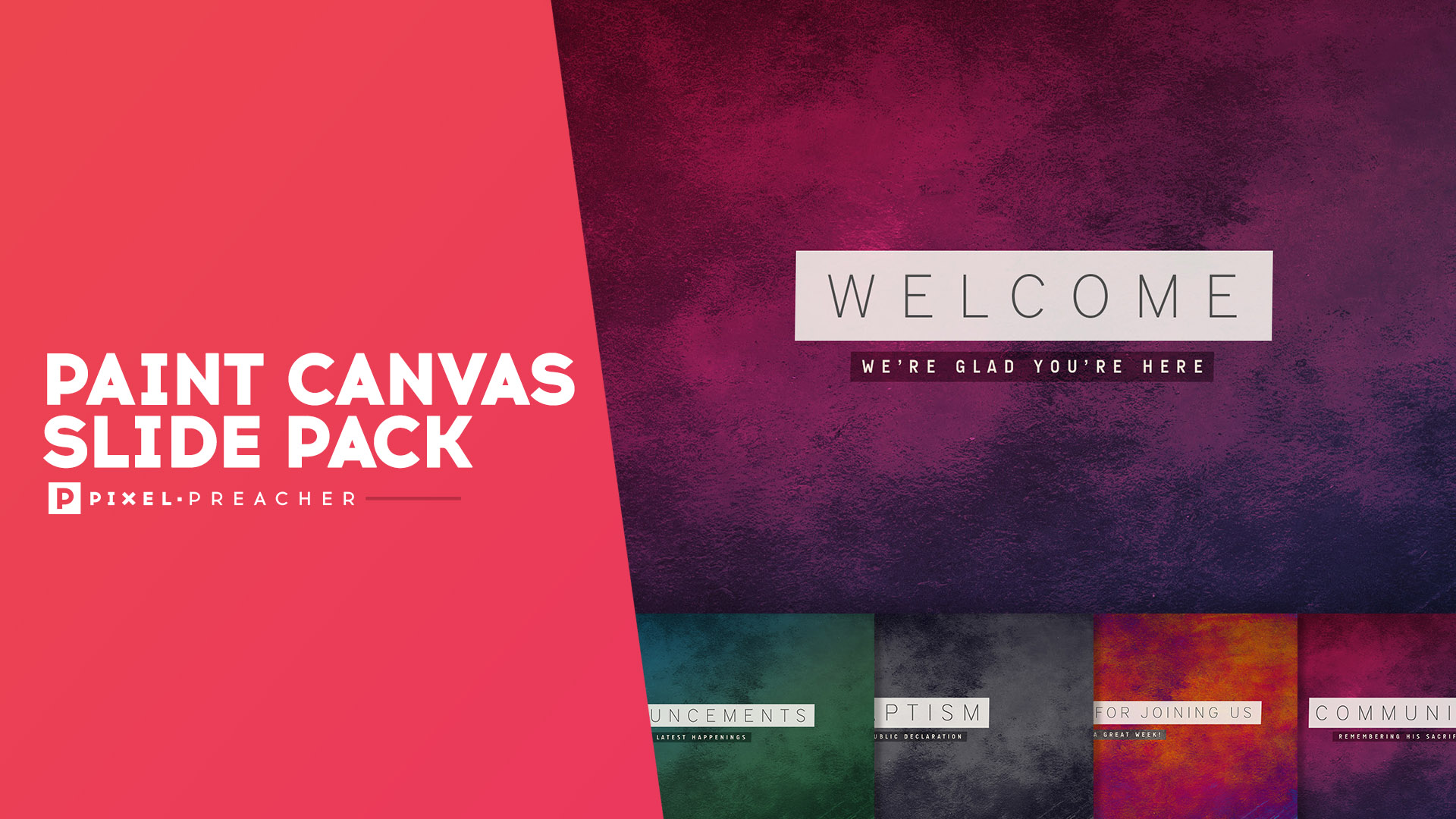 Paint Canvas Slide Pack