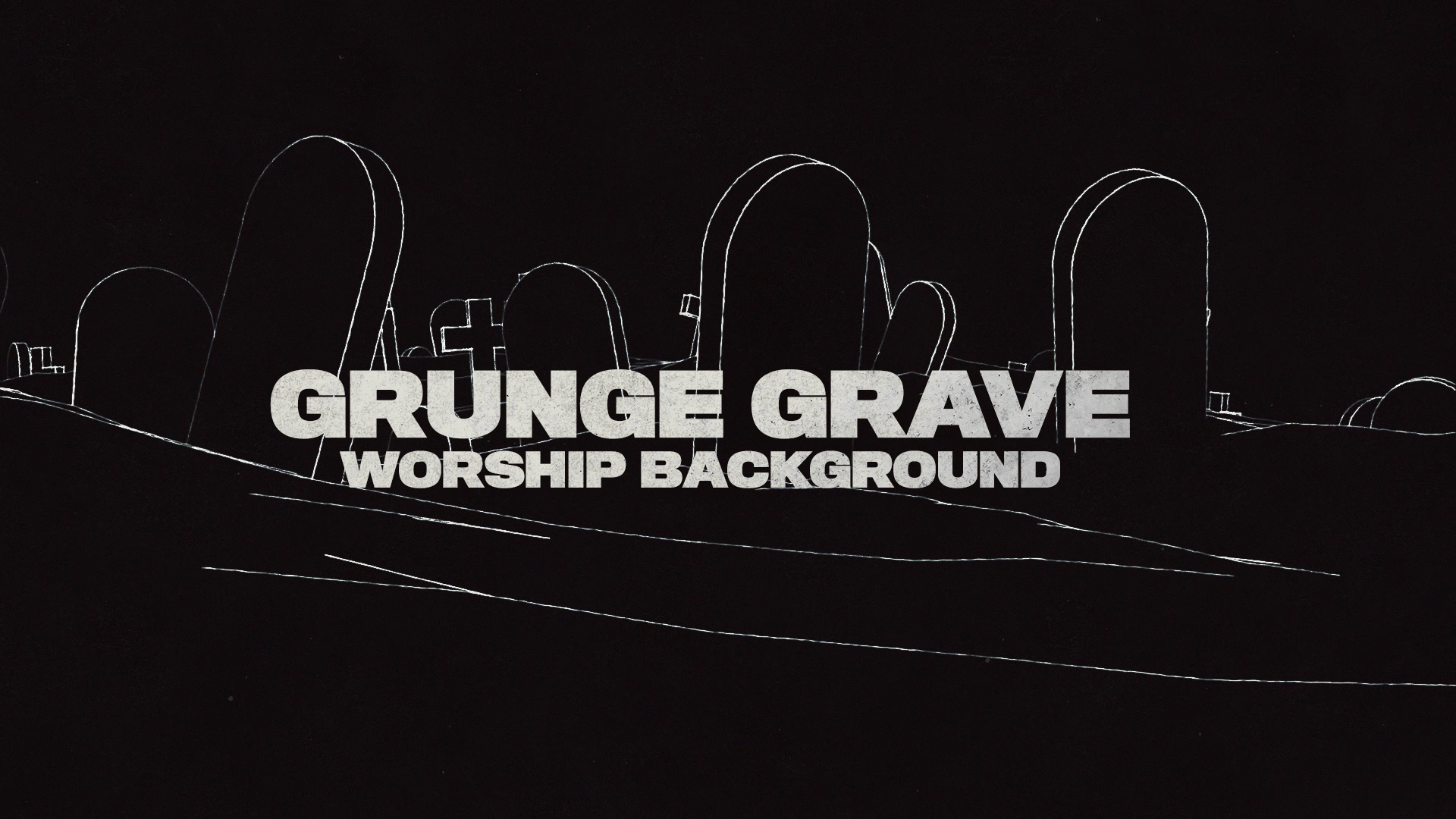 Grunge Grave Worship Background